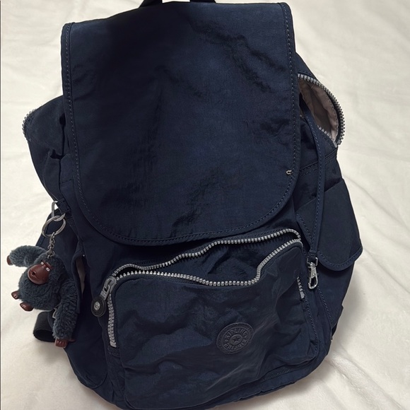 Kipling blue Backpack with lunchbox and 1 pencil/crayons organizer - Picture 5 of 17